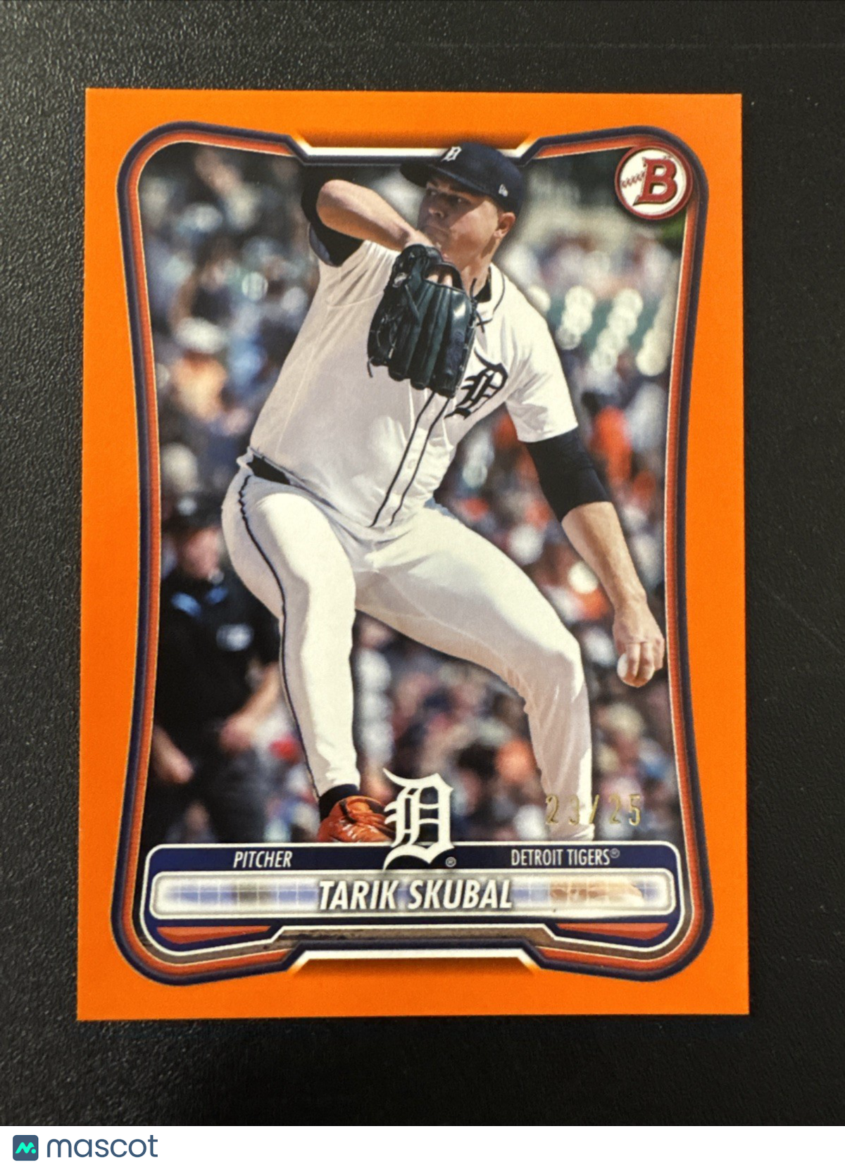 2026 Topps Bowman Tarik Skubal 23/25 Orange #76