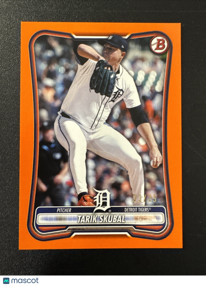 2026 Topps Bowman Tarik Skubal 23/25 Orange #76