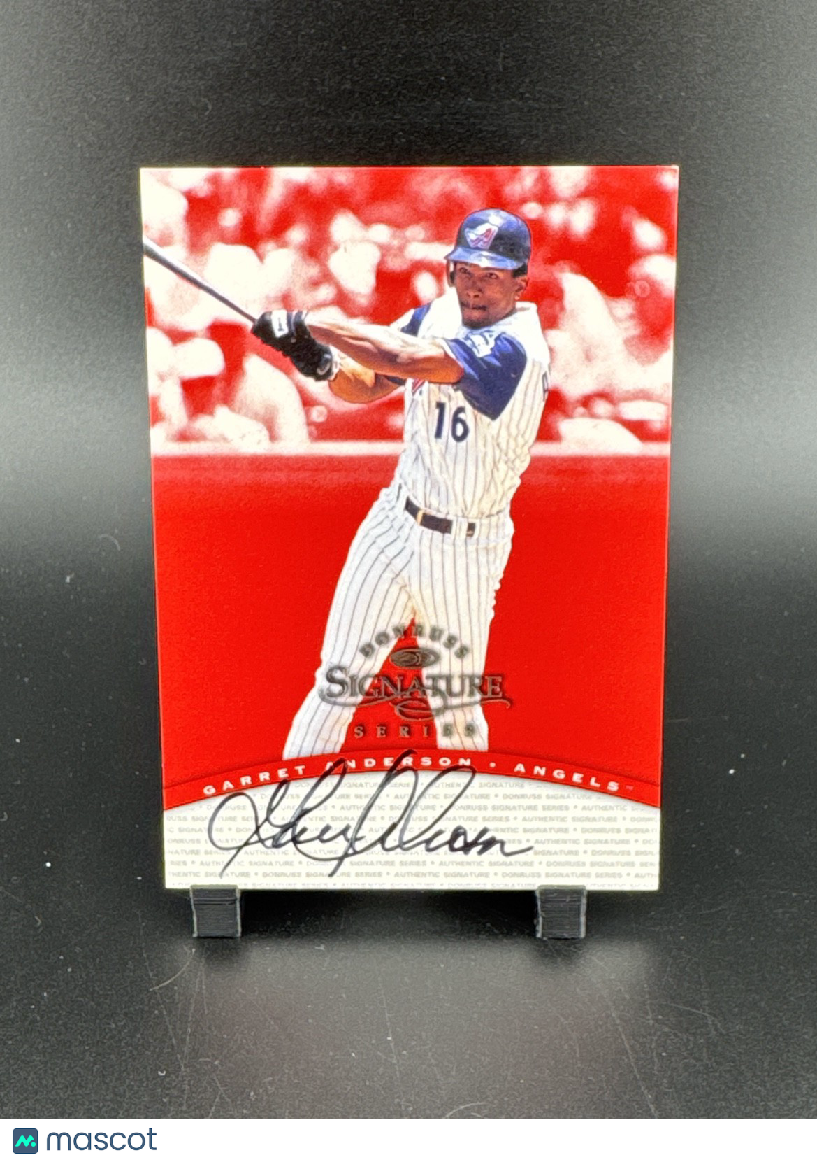 1997 Donruss Signature Series - Authentic Signatures Garret Anderson (AU)