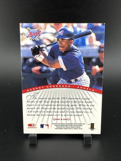 1997 Donruss Signature Series - Authentic Signatures Garret Anderson (AU)