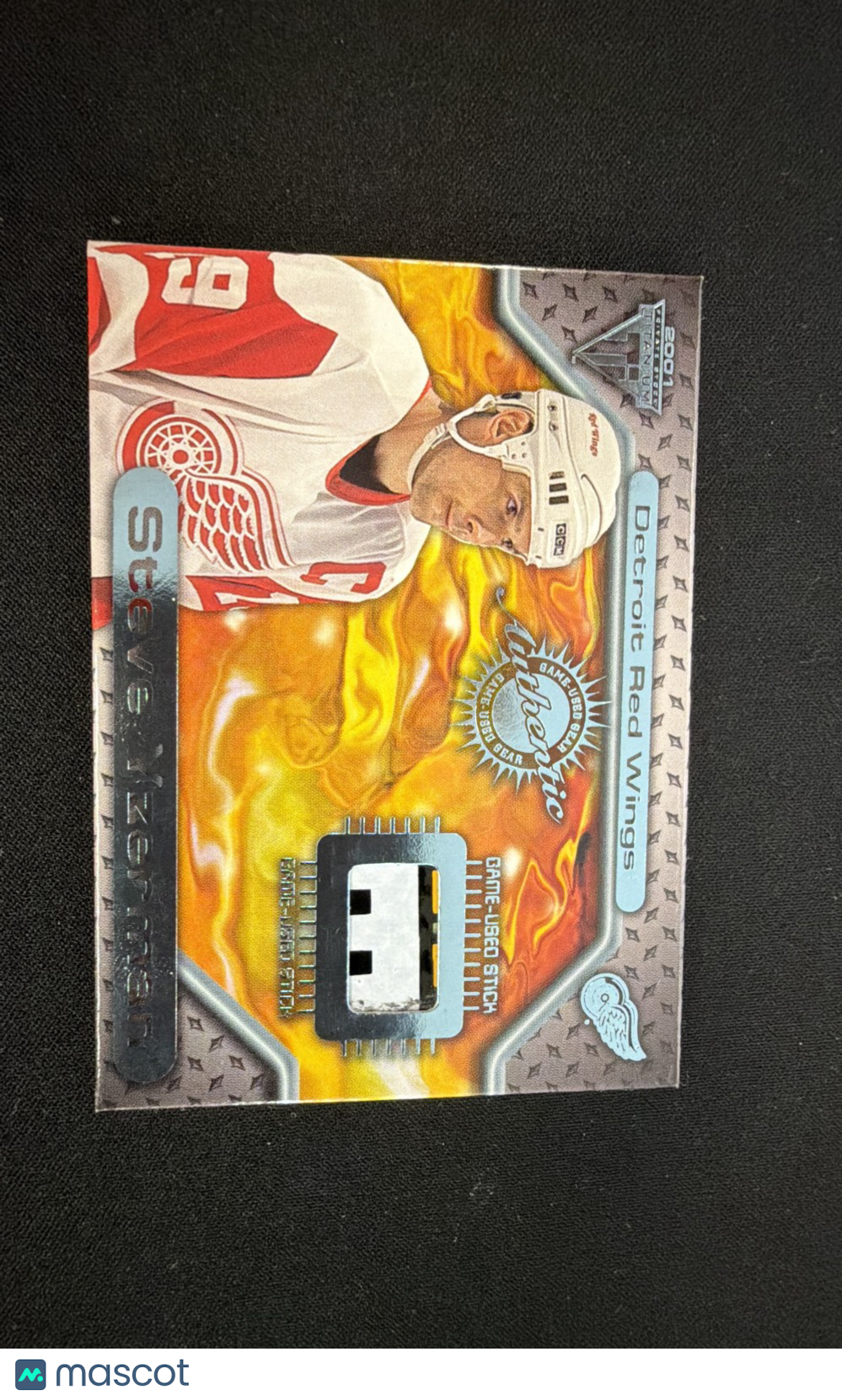 2000-01 Pacific Private Stock Titanium - Game-Used Gear Steve Yzerman #17...