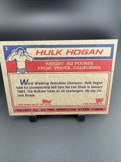 1985 Topps WWF - Hulk Hogan #1