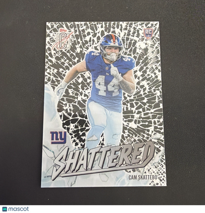 Cam Skattebo Shattered Topps signature class football SSP