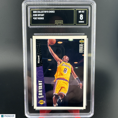 1996-97 Upper Deck Collector's Choice Kobe Bryant #267 GMA 8