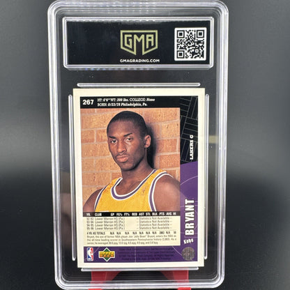 1996-97 Upper Deck Collector's Choice Kobe Bryant #267 GMA 8