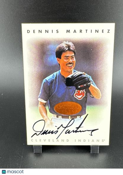 1996 Leaf Signature Series - Autographs Dennis Martinez Bronze (AU)