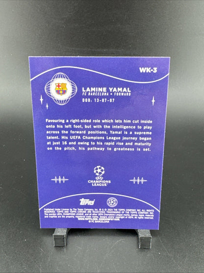 2023-24 Topps Chrome Uefa Club Competitions Sapphire Edition - Wonderkids Lamine