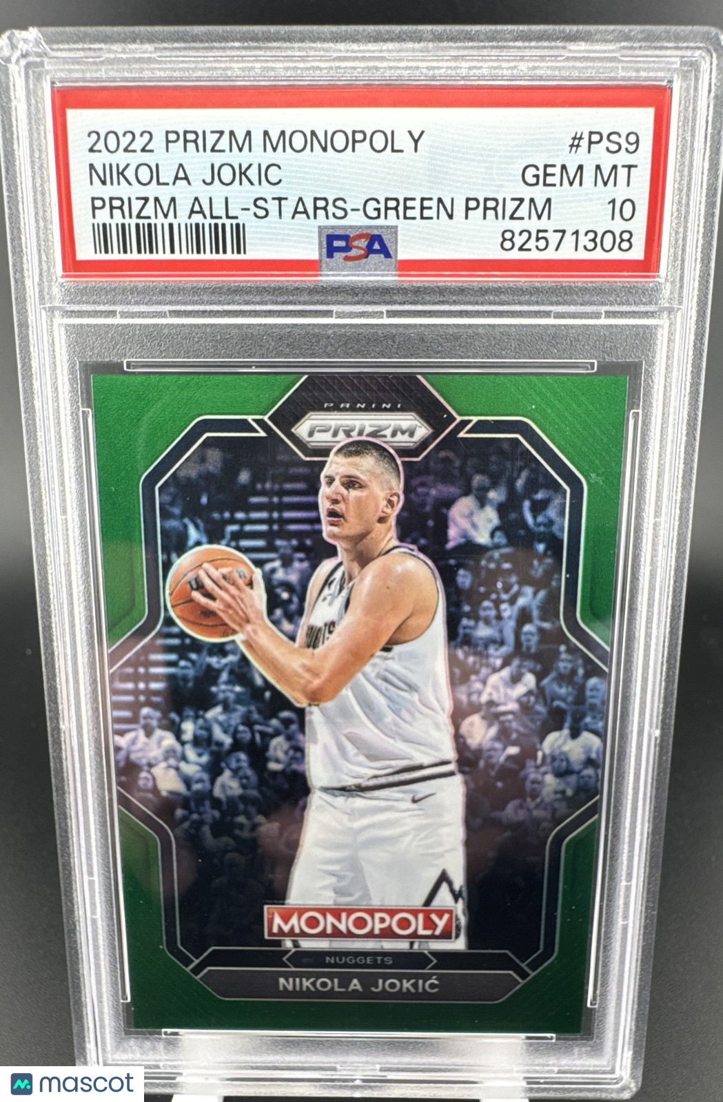 2022-23 Panini Prizm Monopoly - Prizm Skills Nikola Jokić #PS9 Green Prizm /24