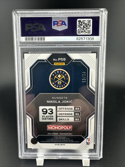 2022-23 Panini Prizm Monopoly - Prizm Skills Nikola Jokić #PS9 Green Prizm /24