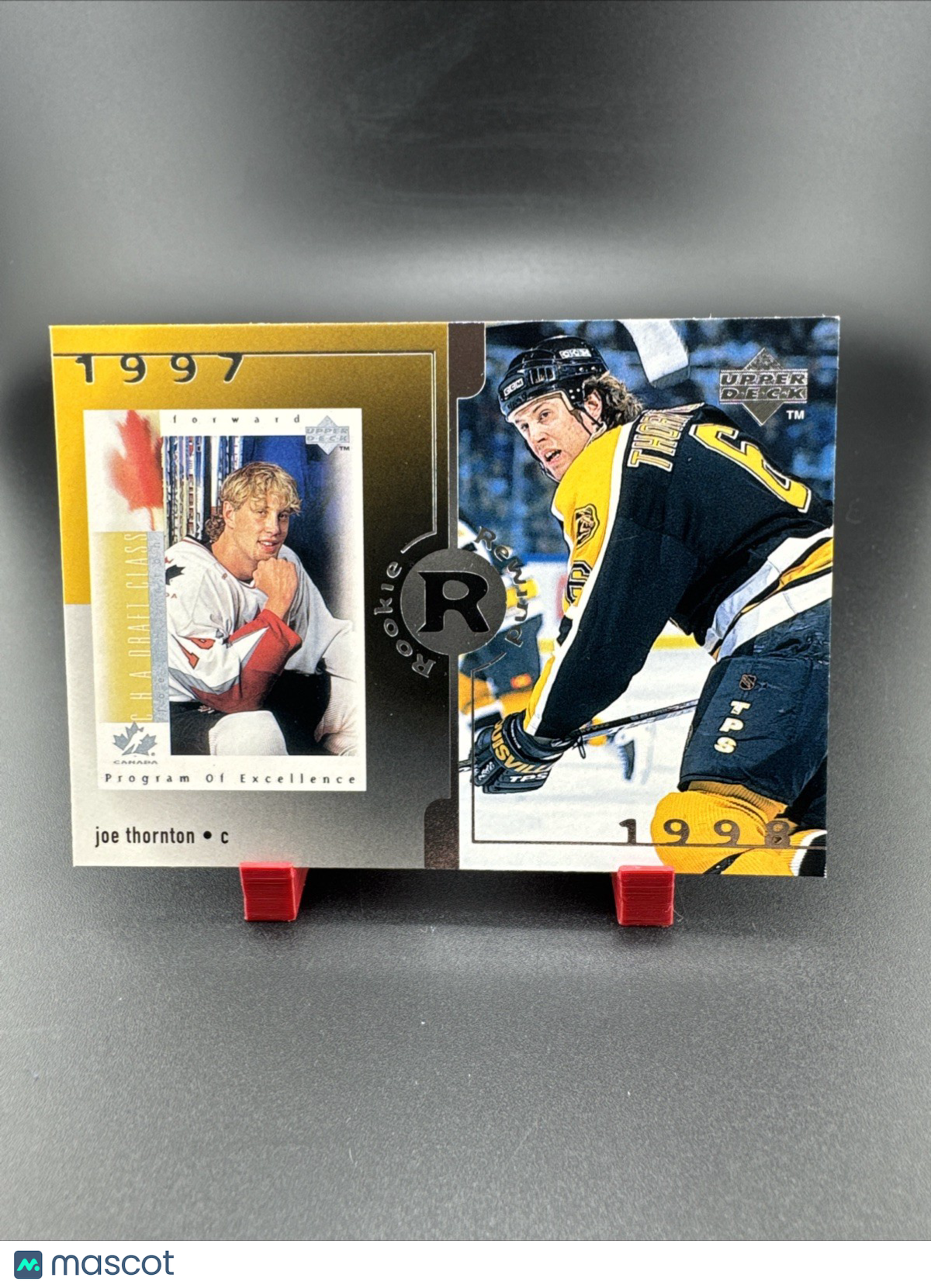 1998-99 Upper Deck Joe Thornton Rookie Rewind #19