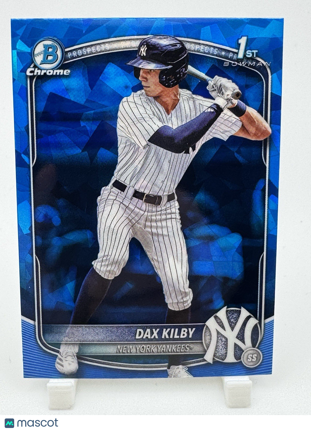 2025 Bowman Draft Sapphire Dax Kilby New York Yankees BDC-146 Chrome 1st Rookie