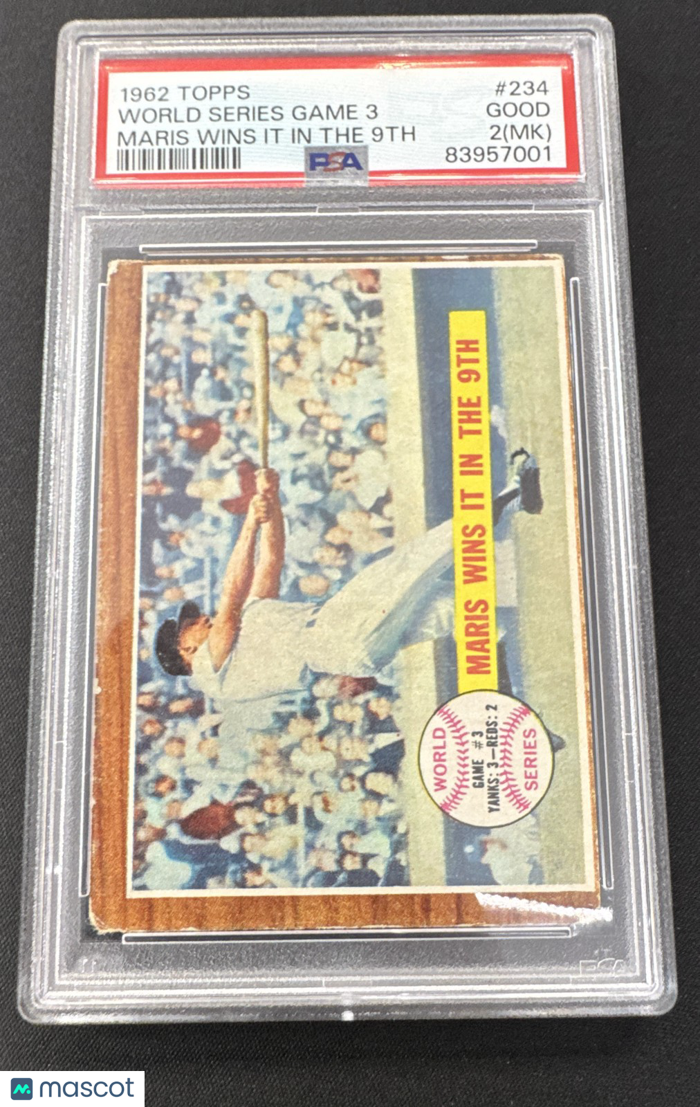 1962 Topps - World Series Roger Maris #234