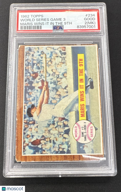 1962 Topps - World Series Roger Maris #234