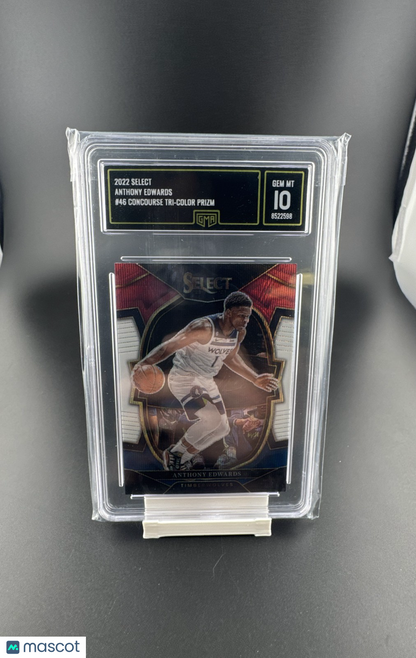 2022-23 Panini Select - Concourse Anthony Edwards #46 Tri-Color Prizm