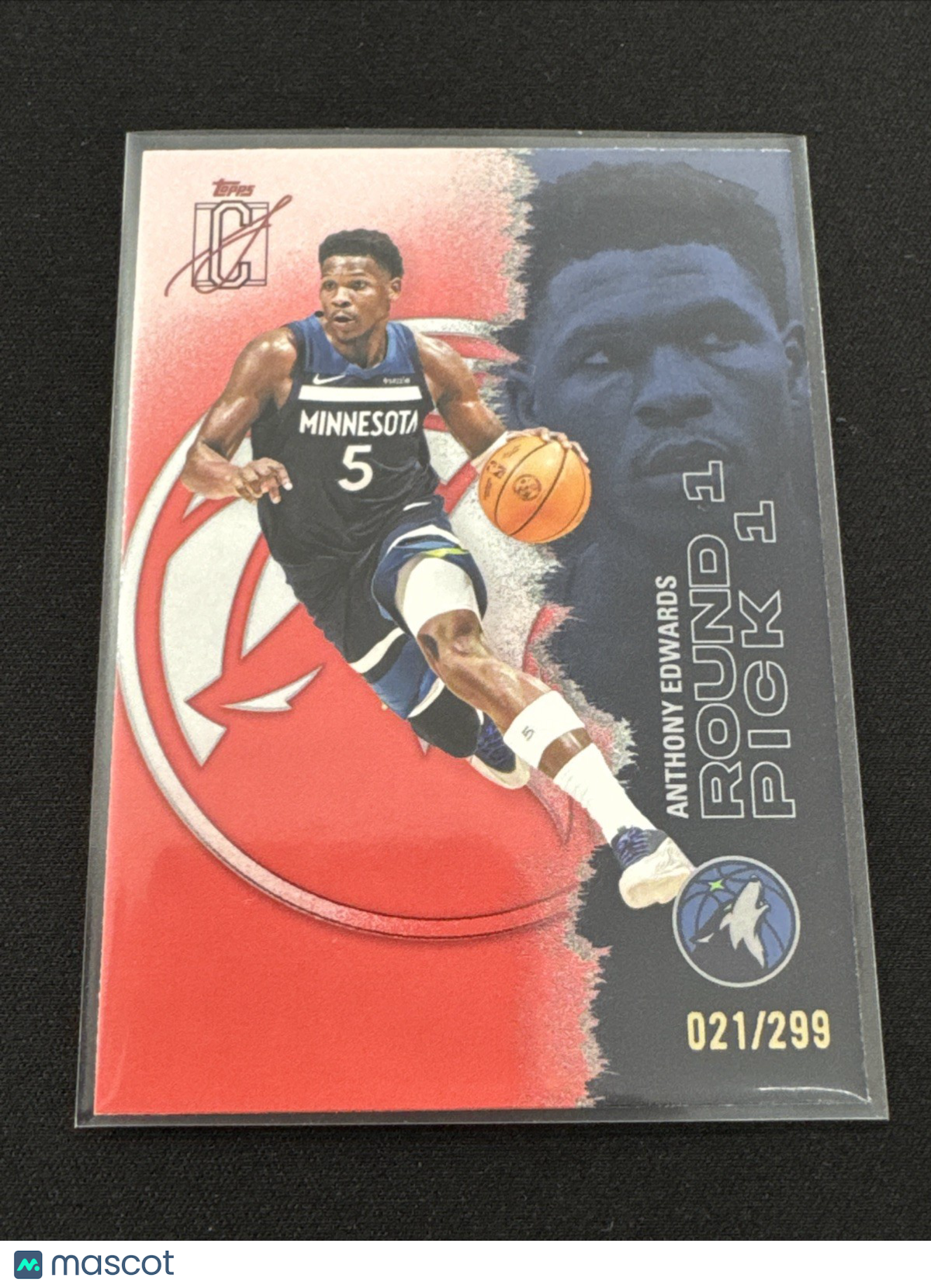 2025-26 Topps Signature Signature Class Anthony Edwards /299 Timberwolves