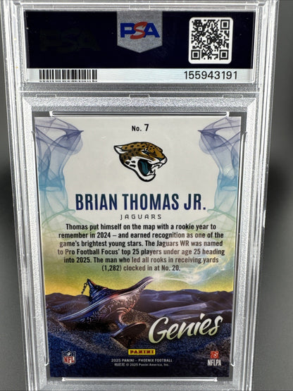2025 Panini Phoenix - Genies Brian Thomas Jr. #7 PSA 10