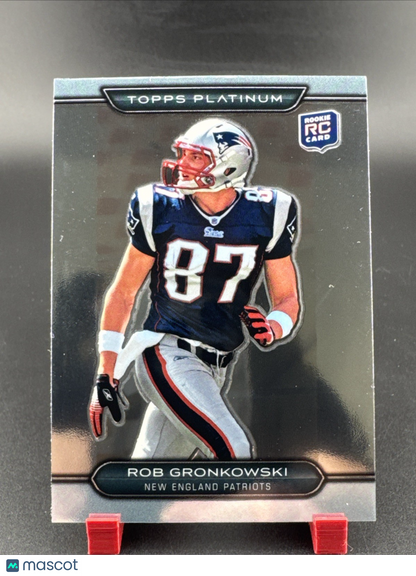 2010 Rob Gronkowski Topps Platinum #122 Rookie Card RC