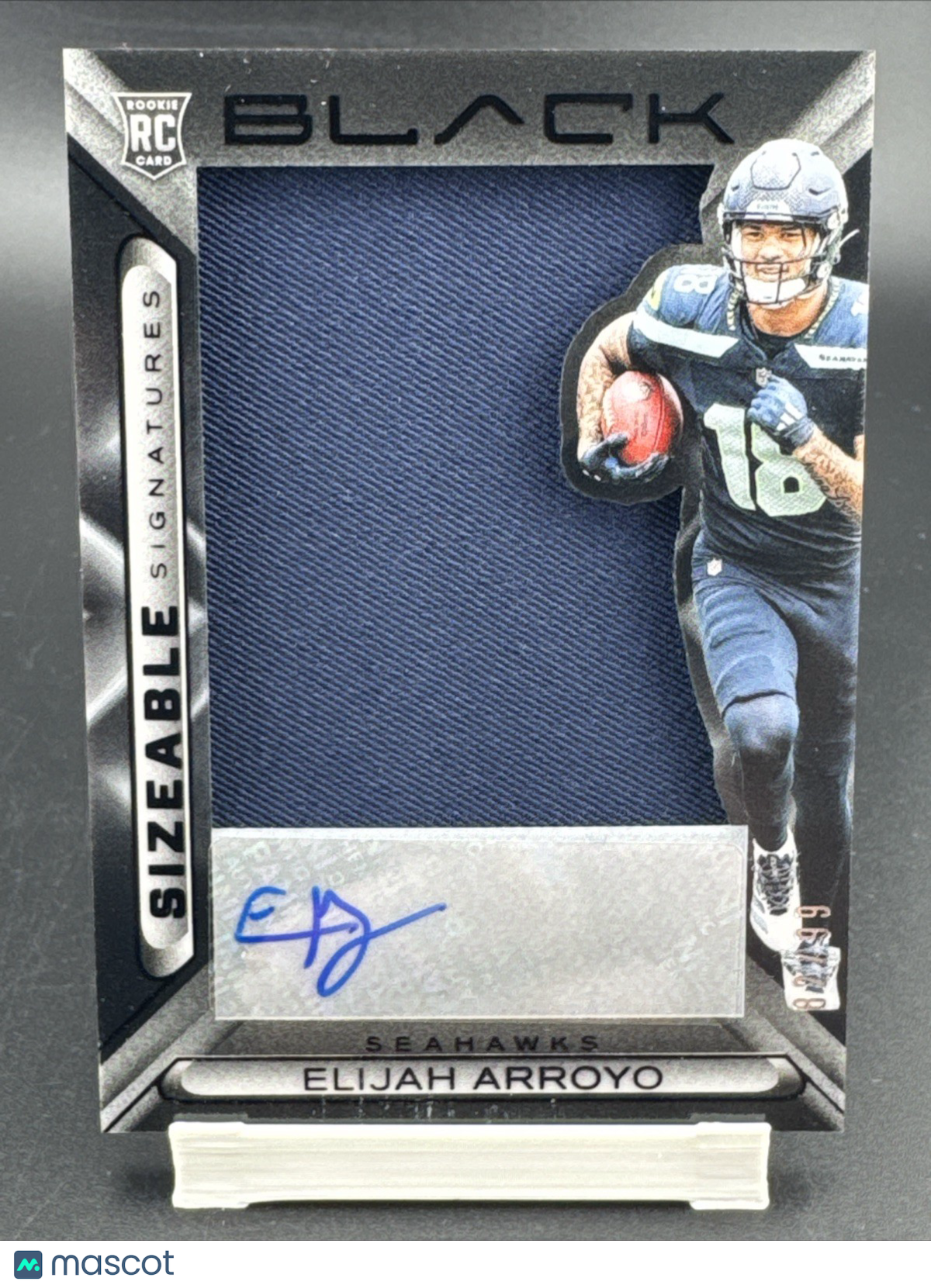 2025 Panini Black Sizeable Signatures Rookie Jerseys Elijah Arroyo #SSREAO 82/99