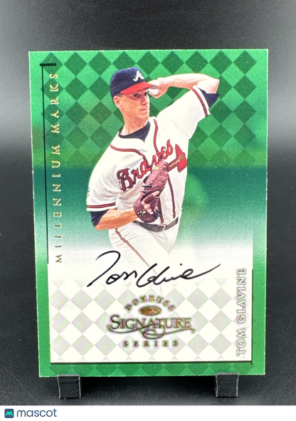 1998 Donruss Signature Series - Autographs Tom Glavine Millennium Marks /1000...