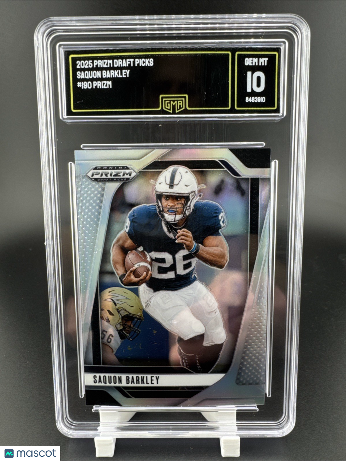 panini prizm draft picks silver saquon barkley penn state #190 GMA 10