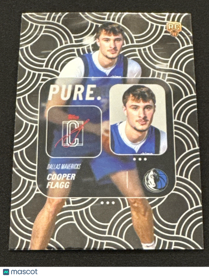 Cooper Flagg PURE 2025-26 Topps Signature Class RC #PU-16 Dallas Mavericks