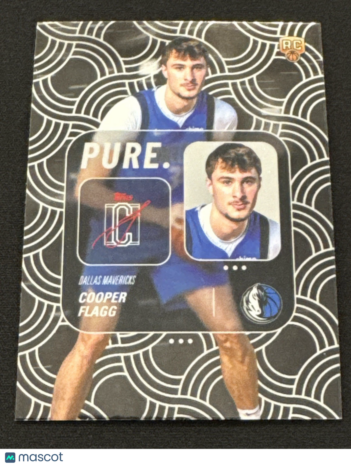 Cooper Flagg PURE 2025-26 Topps Signature Class RC #PU-16 Dallas Mavericks