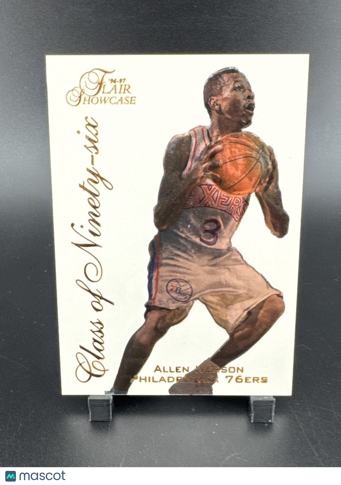 1996-97 Flair Showcase - Class of Ninety-Six Allen Iverson #10 (RC)