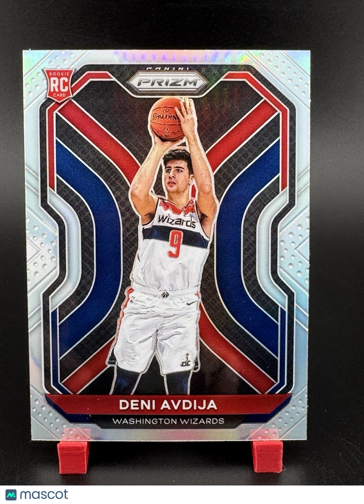 Deni Avdija 2020–21 Panini Prizm Silver RC #290 Washington Wizards