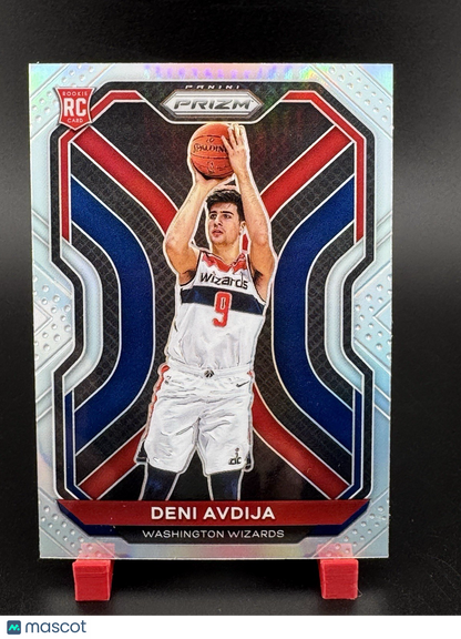 Deni Avdija 2020–21 Panini Prizm Silver RC #290 Washington Wizards