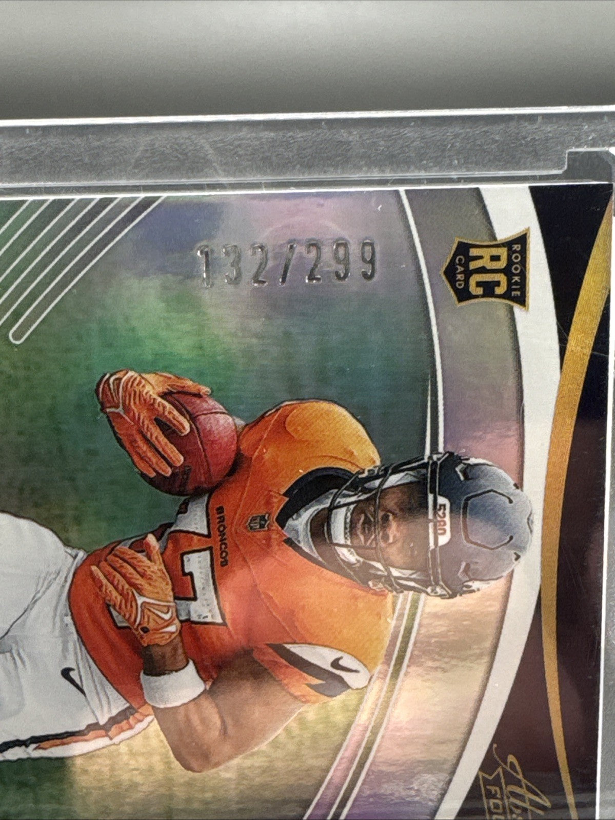 RJ Harvey 2025 Panini Absolute Football Rookie Auto #173 /299 Denver Broncos