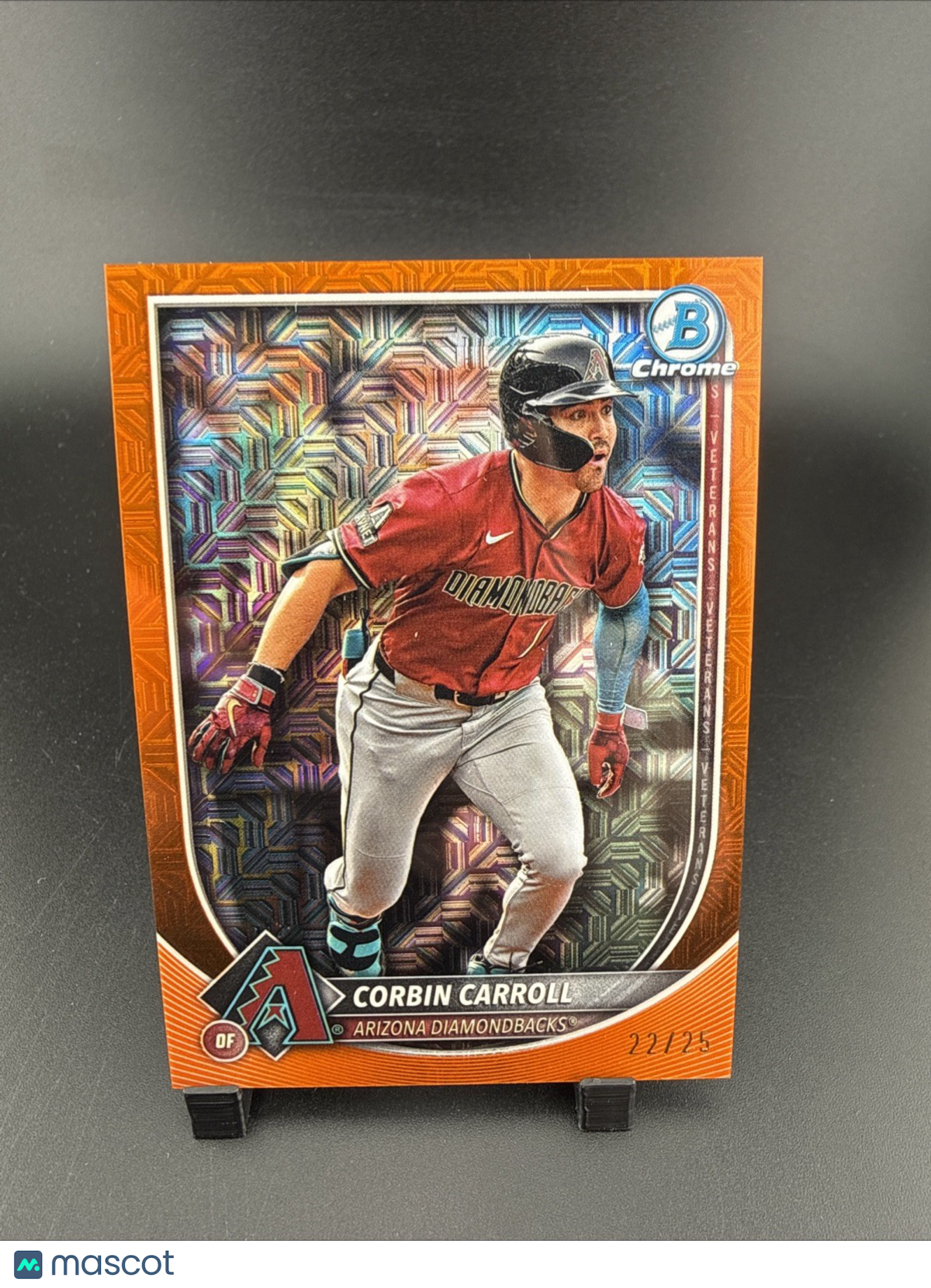 2025 BOWMAN CHROME Orange Mojo  CORBIN CARROLL ORANGE