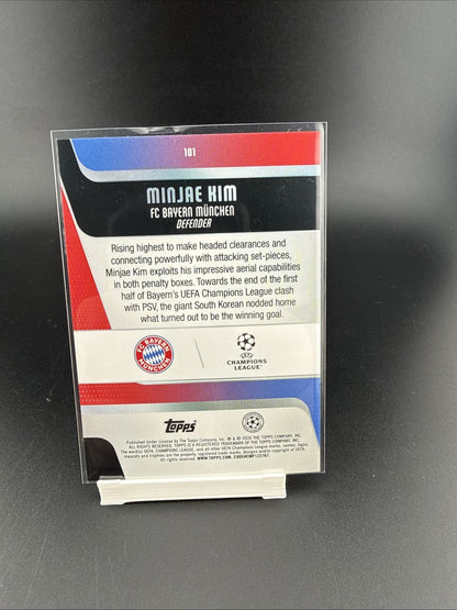 2025-26 Topps Uefa Club Competitions - Kim Min-jae #101 Gold Raindrops /299