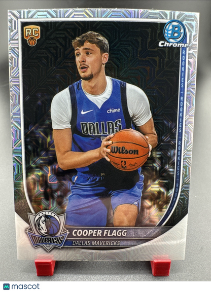 2025-26 Bowman Cooper Flagg Rookie Mojo Chrome Refractor #BCV-1 RC Mavericks