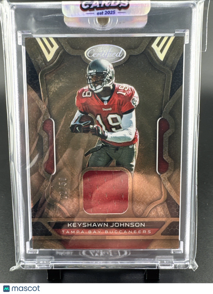 2022 Panini Certified #MM-KJ Keyshawn Johnson 22/50 Player Worn Material