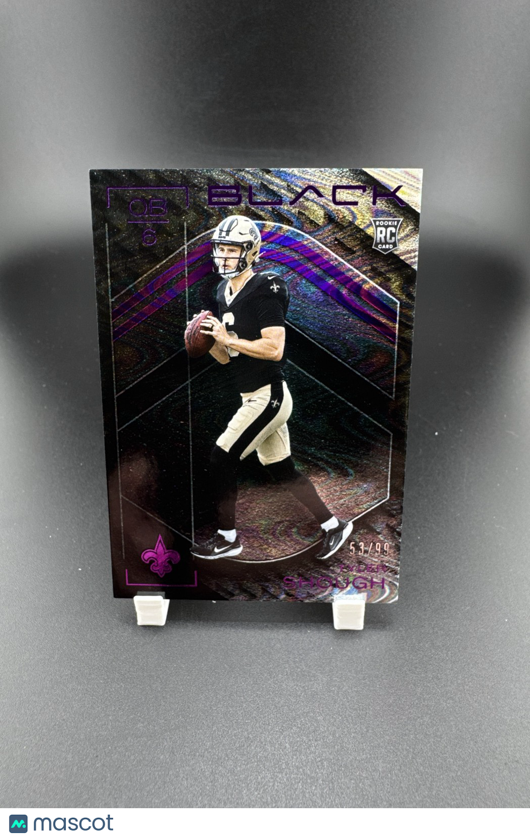2025 Panini Black - Rookies Tyler Shough #117 Royal /99 (RC)