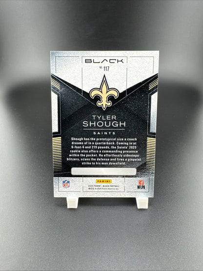 2025 Panini Black - Rookies Tyler Shough #117 Royal /99 (RC)