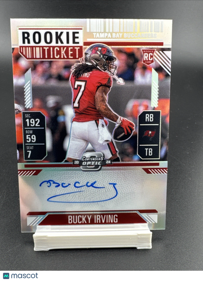 2024 Panini Contenders Optic - Rookie Ticket RPS Autographs Bucky Irving