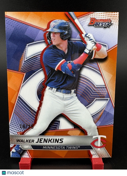 2025 BOWMAN'S BEST WALKER JENKINS TOP PROSPECTS ORANGE REFRACTOR /25