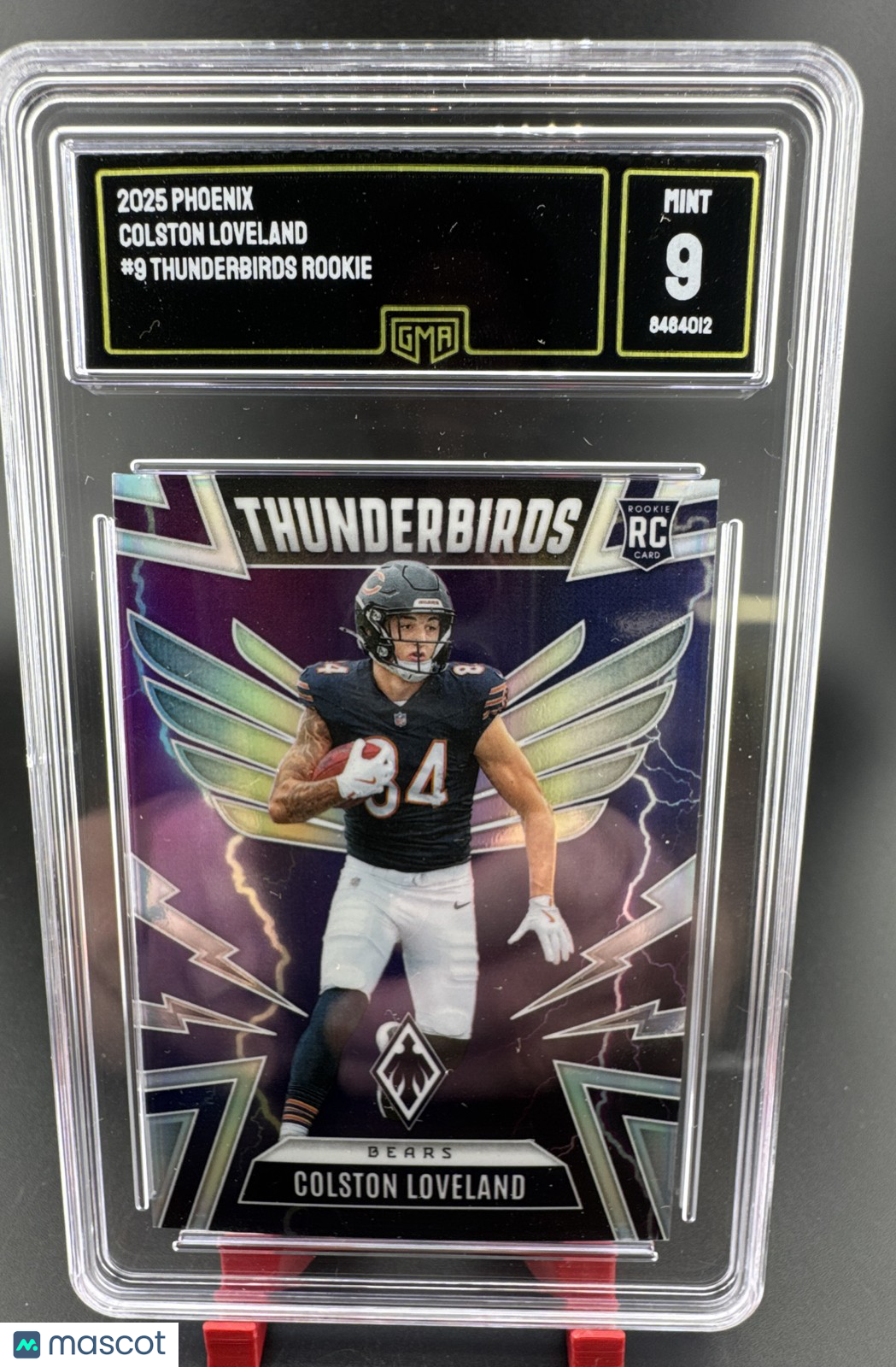 2025 Panini Phoenix - Thunderbirds Colston Loveland #9 (RC) GMA 9