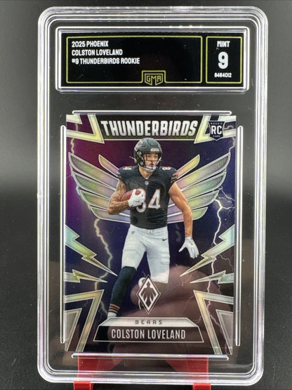 2025 Panini Phoenix - Thunderbirds Colston Loveland #9 (RC) GMA 9
