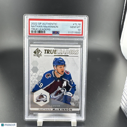 2022-23 Nathan MacKinnon Upper Deck SP Authentic True Leaders #TL18 PSA 10 Pop 1