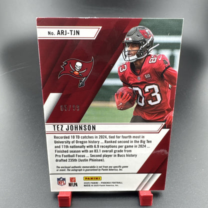 2025 Panini Phoenix - Ascension Rookie Jersey Autograph Tez Johnson #ARJ-TJN /99
