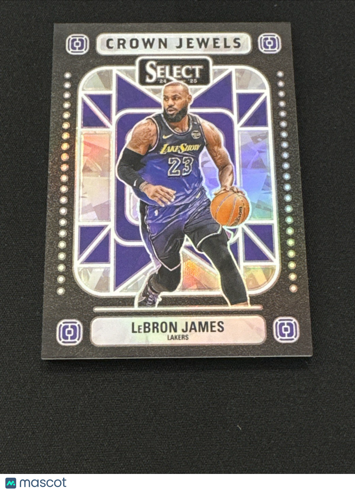 2024- Select - LeBron James CROWN JEWELS-PRIZM CASEHIT #5