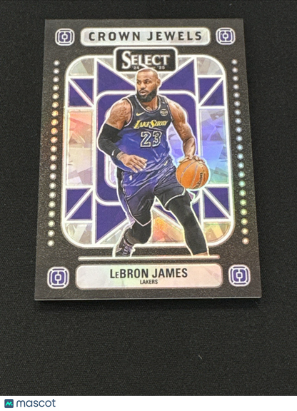 2024- Select - LeBron James CROWN JEWELS-PRIZM CASEHIT #5
