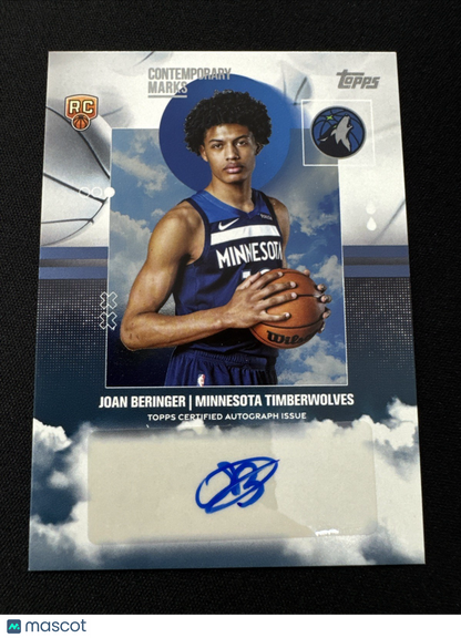 2025-2026 Topps Basketball Joan Beringer Contemporary Marks RC Auto #CM-JB