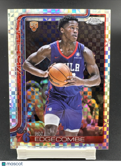2025-26 Topps Chrome - VJ Edgecombe #253 X-Fractor (RC)