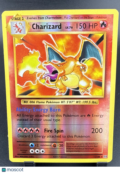 Charizard 11/108 Evolutions Reverse Holo
