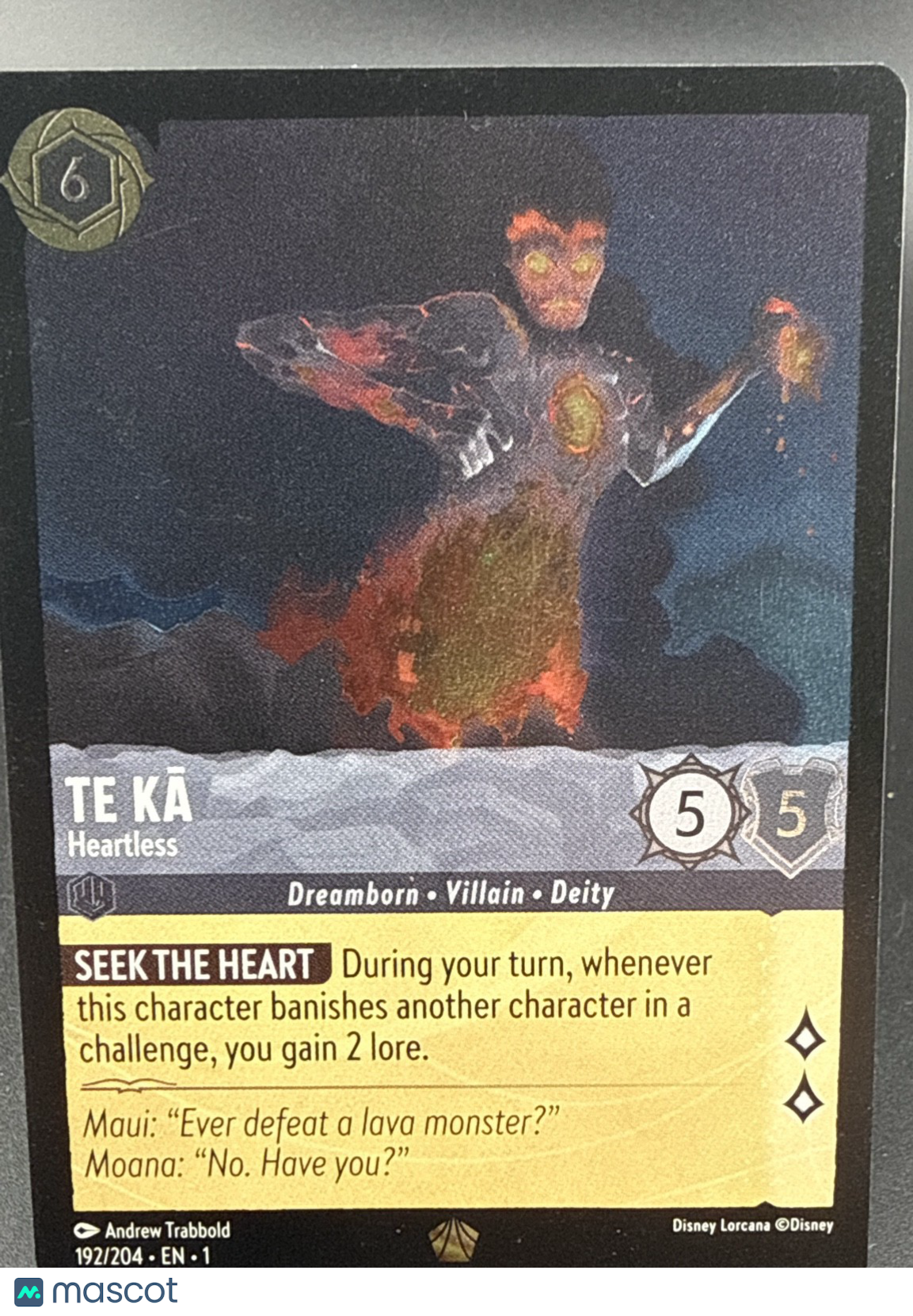Te Ka - Heartless 192/204 The First Chapter Cold Foil