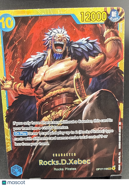 Rocks.D.Xebec (118) OP17-118 The World's Strongest Warriors Foil