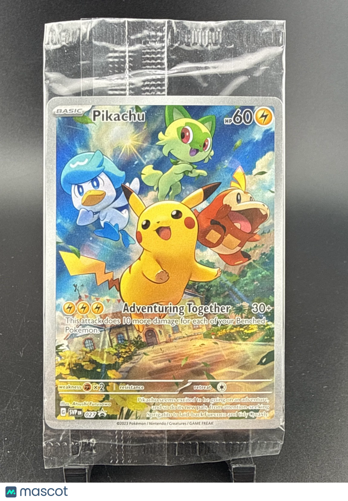 Pikachu 027 Sv: Scarlet & Violet Promo Cards Holo SEALED